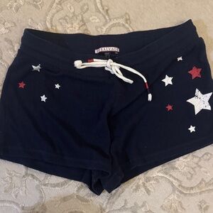 Salvage Women's Dark Blue Starry Athletic Shorts